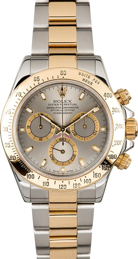 used rolex daytona two tone